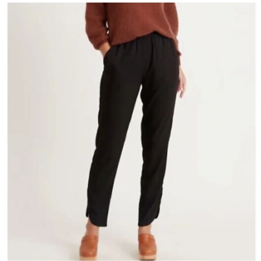 Marine Layer Allison Tencel Black Pant - Picture 4 of 11